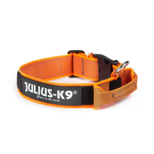 Julius K-9 Color&Gray nyakörv (40mm/38-53cm) narancs-szürke