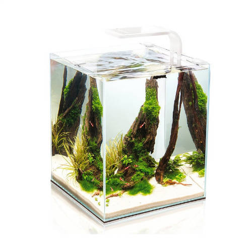 Aquael Shrimp Set Smart Day&Nnight 30 black - Nano akvárium (fehér) garnélarákoknak és kisebb halaknak (29x29x35cm)