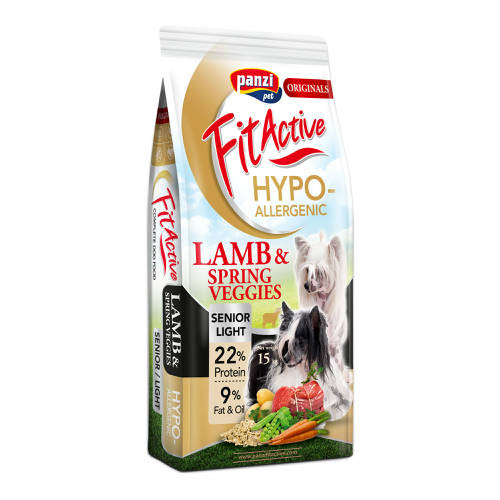 FitActive ORIGINALS 15kg SENIOR/LIGHT HYPOALLERGENIC Lamb&Spring Veggies