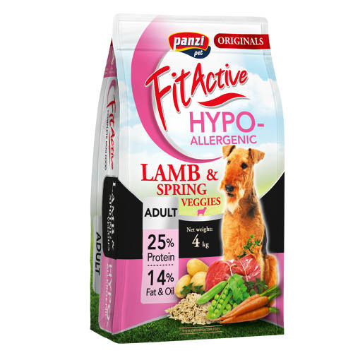 AKCIÓS FitActive ORIGINALS ADULT HYPOALLERGENIC Lamb&Spring Veggies 3*4kg