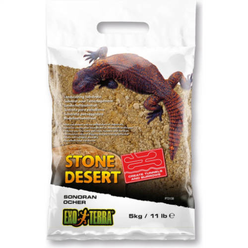 Exo-Terra Stone Desert Sonoran Ocher - homok (sivatagi talaj) terráriumi állatok részére (5kg)