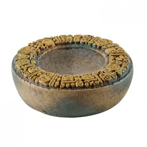 Exo-Terra Aztec Water Dish "S" - vizestál (Azték mintával) terráriumi állatok részére (7,5x2,5cm/15ml)